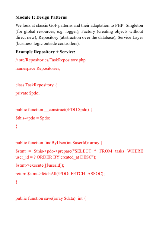 Introduction to a PHP "Shift Pack"