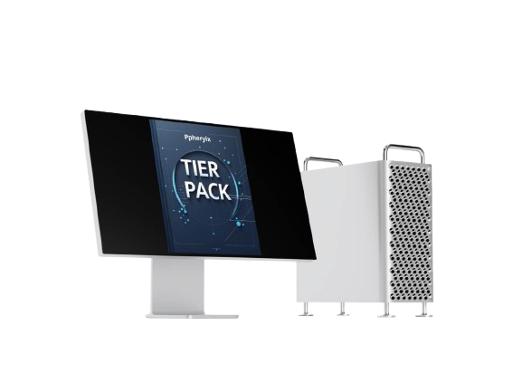 Icon PC mockup with "Tier Pack"