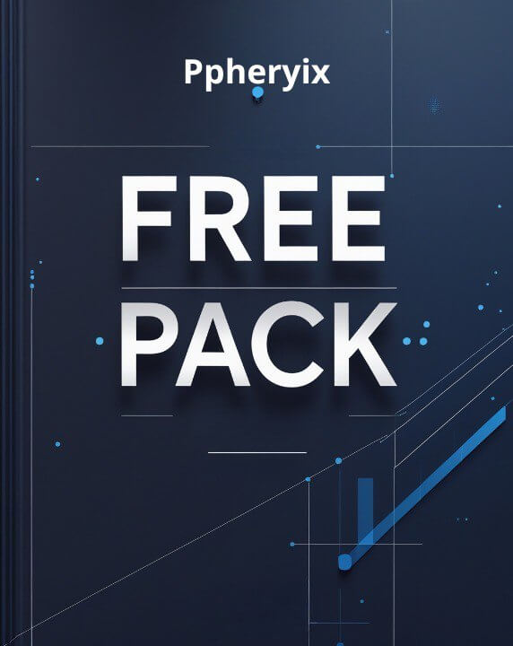 E-Book for Ppheryix with 'FREE PACK' text on a dark blue background