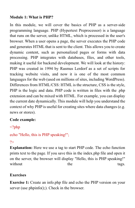 Introduction to a PHP "Free Pack"